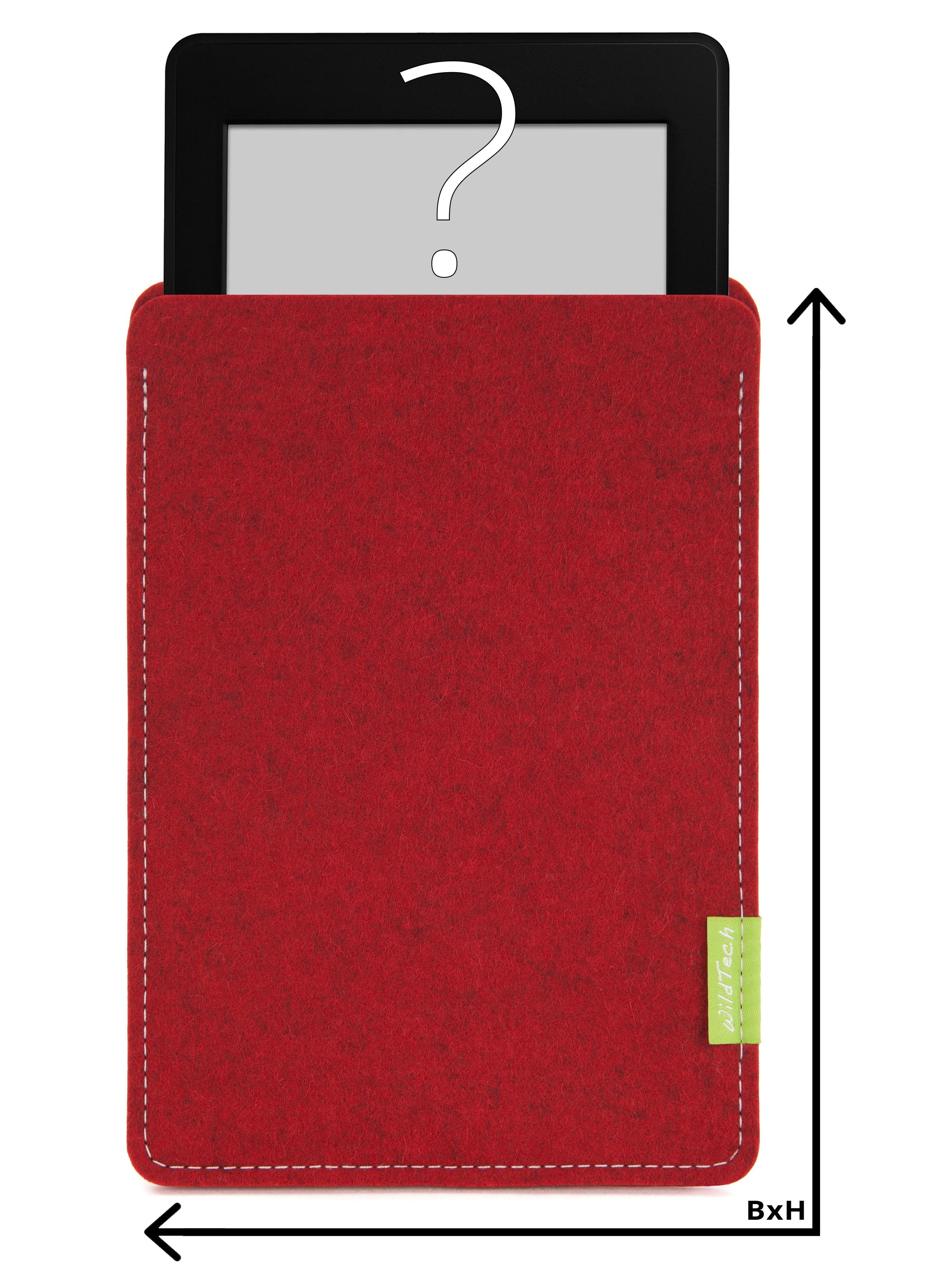 Amazon Kindle Sleeve aus echtem Wollfilz / Filzhülle / Filztasche