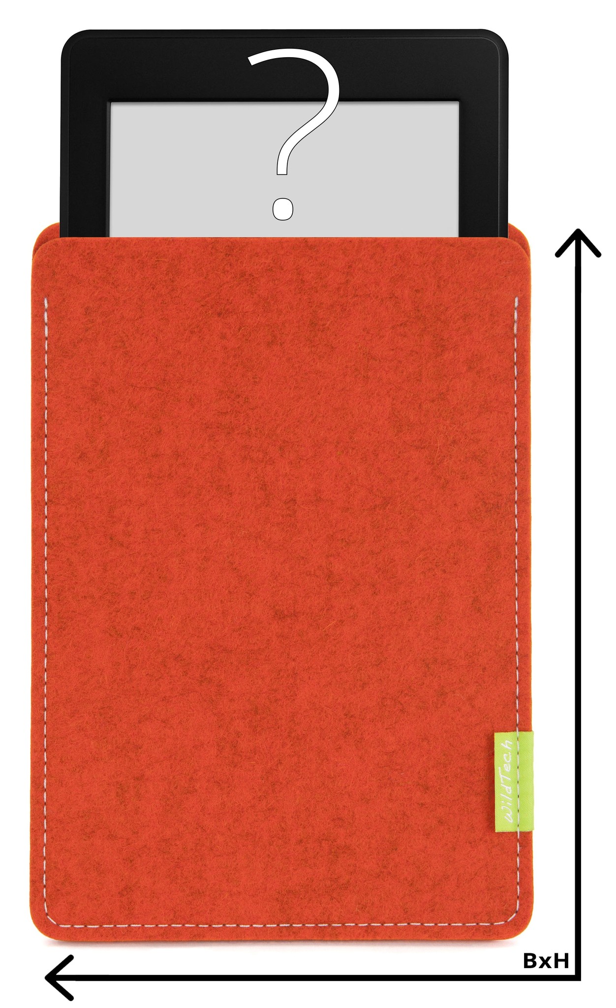 Individual eBook Sleeve Rust