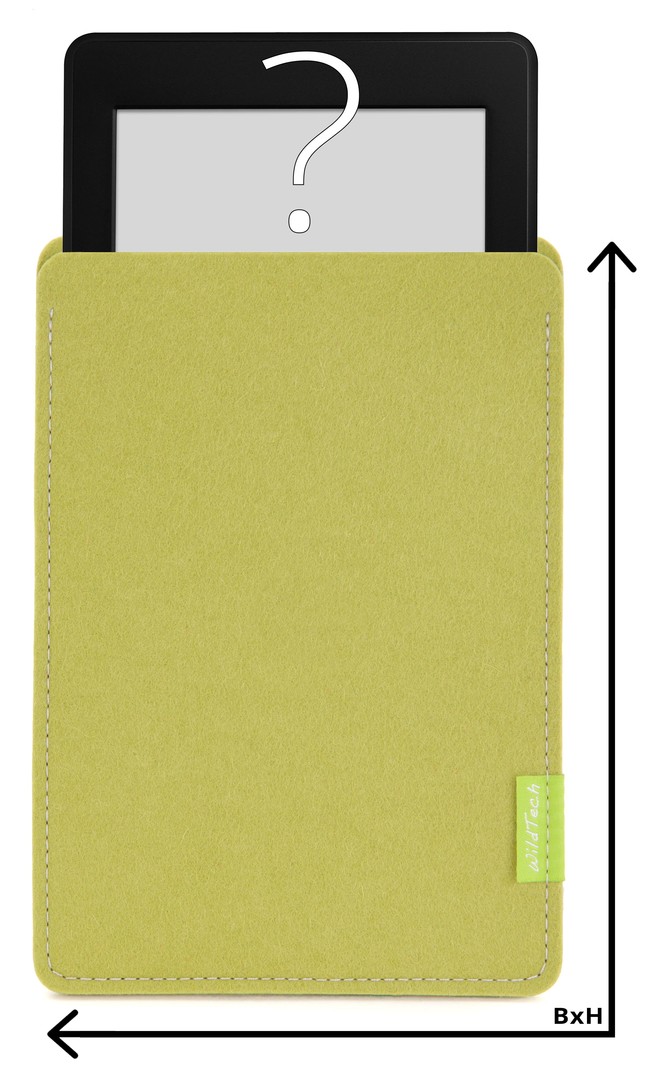 Individual eBook Sleeve Lime-Green