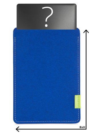 Individual Notebook Sleeve Azure