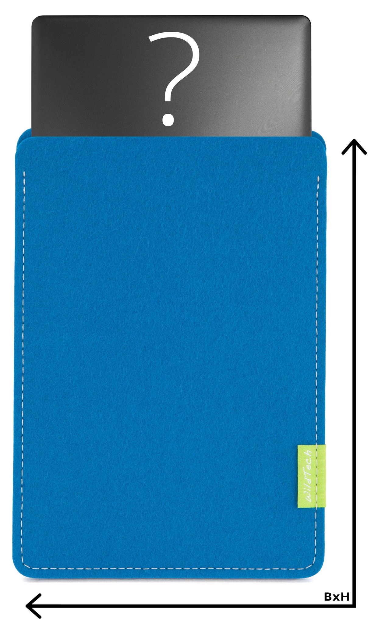 Individuelles Notebook Sleeve Petrol
