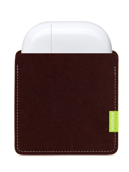 Apple AirPods Sleeve Dunkelbraun