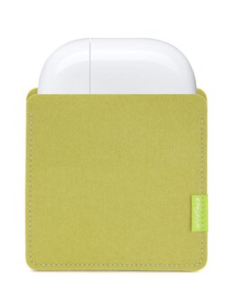 Apple AirPods Sleeve Lindgrün