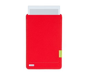 reMarkable 2 & Marker sleeve / case / cover of felt - bright-red - WildTech