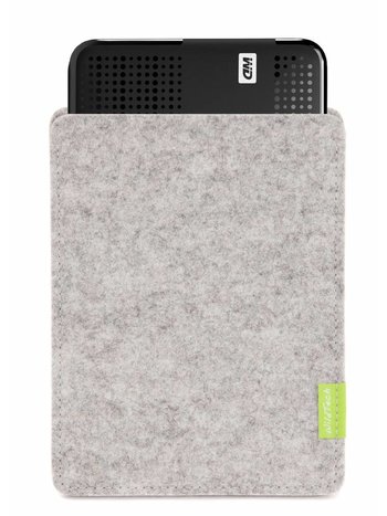 WD Passport/Elements Sleeve Hellgrau