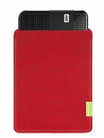 WD Passport/Elements Sleeve Kirschrot
