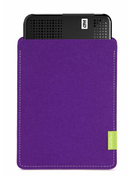 WD Passport/Elements Sleeve Lila