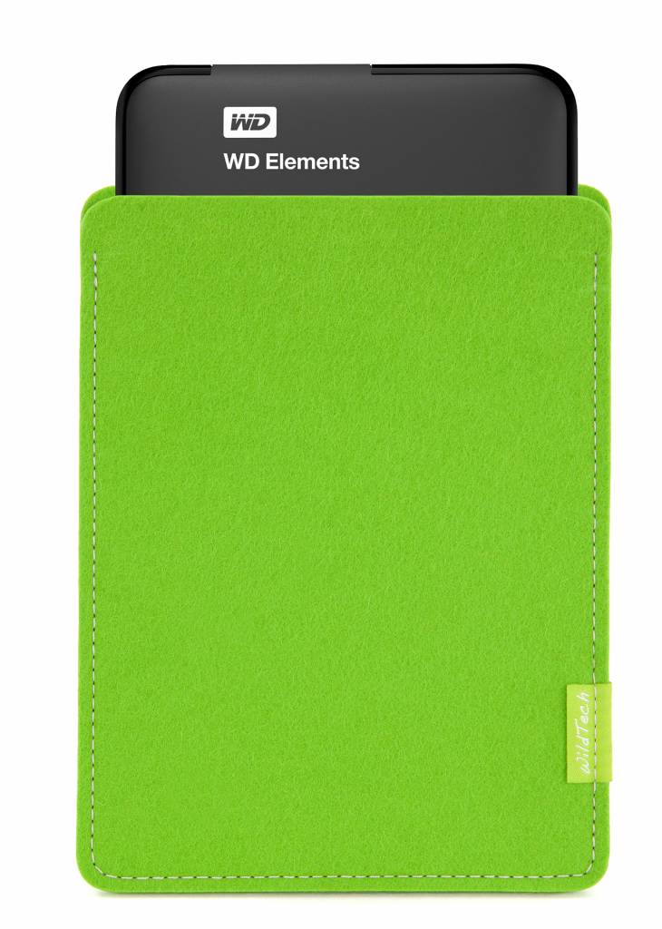 WD Passport/Elements Sleeve Maigrün
