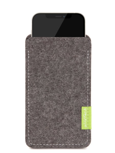 Apple iPhone Sleeve Grau