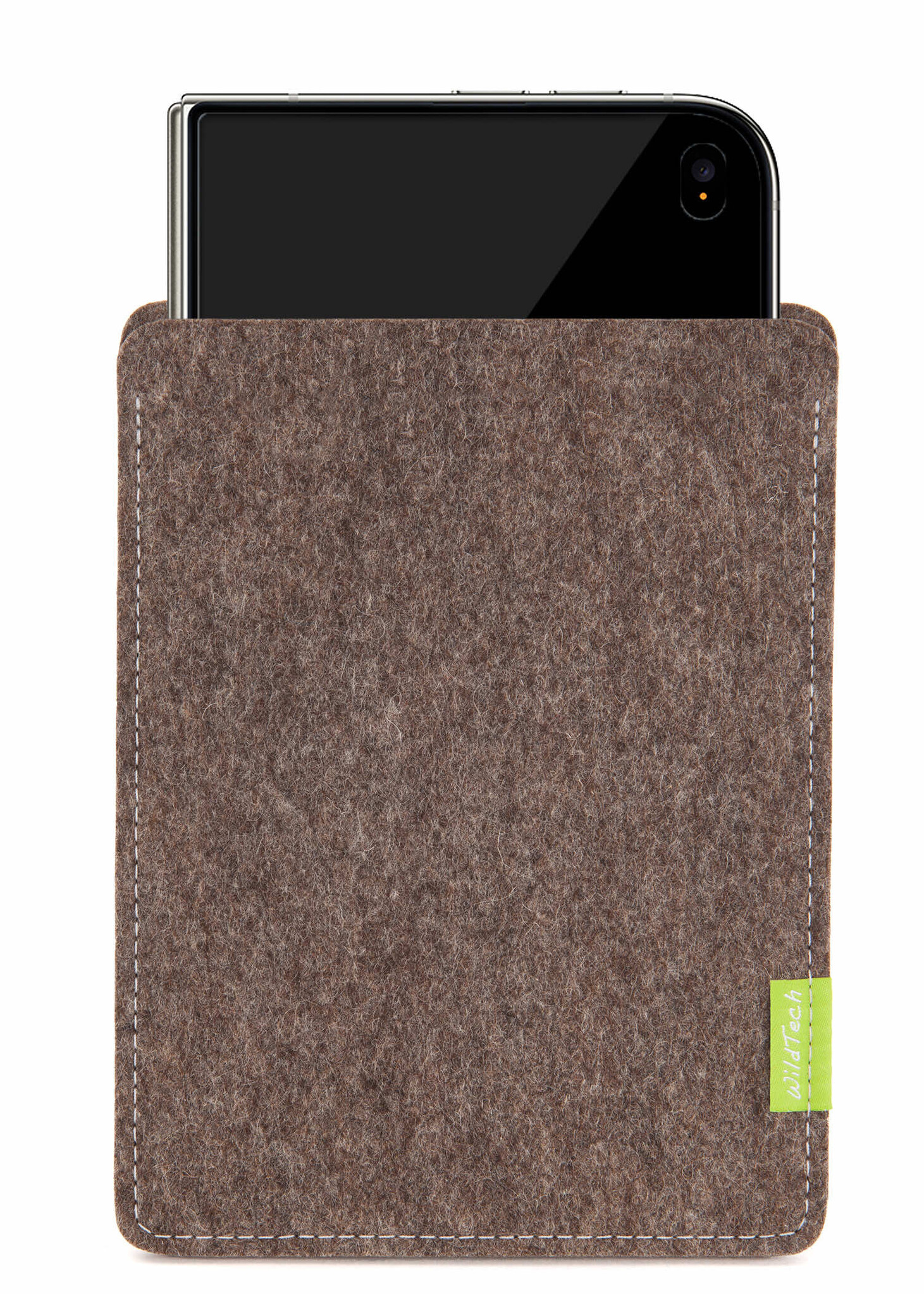 Apple iPhone Sleeve Natur-Meliert