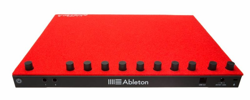 Ableton Push DeckCover Hellrot