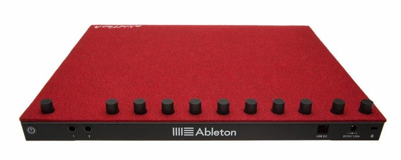 Ableton Push DeckCover Kirschrot