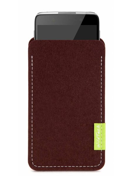 Alcatel One Touch Sleeve Dunkelbraun