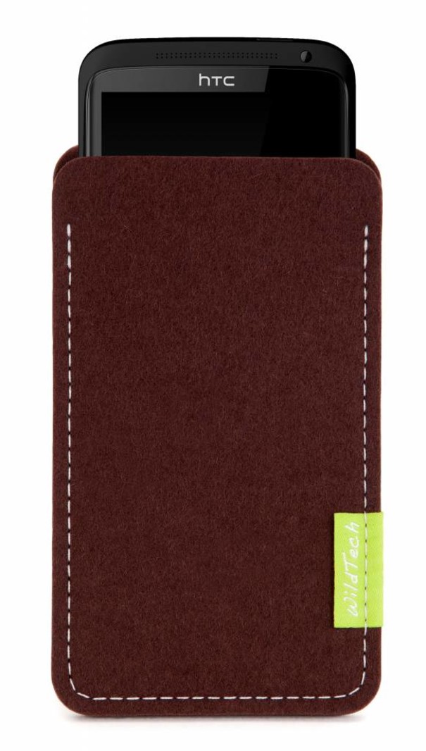 HTC U / Desire / One Sleeve Dunkelbraun