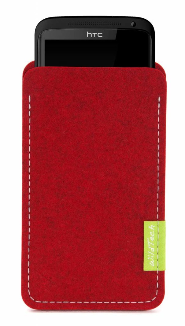 HTC One/Desire Sleeve Kirschrot