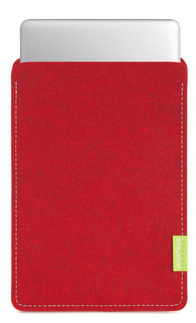 Apple MacBook Sleeve Kirschrot