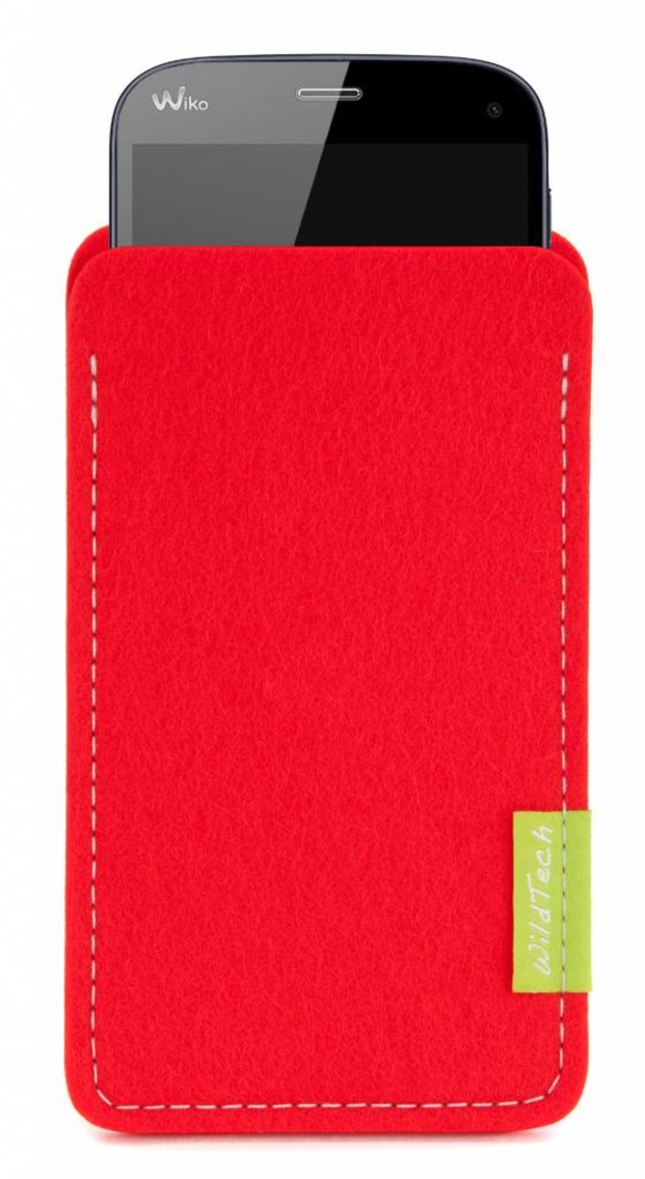 Smartphone Sleeve Hellrot