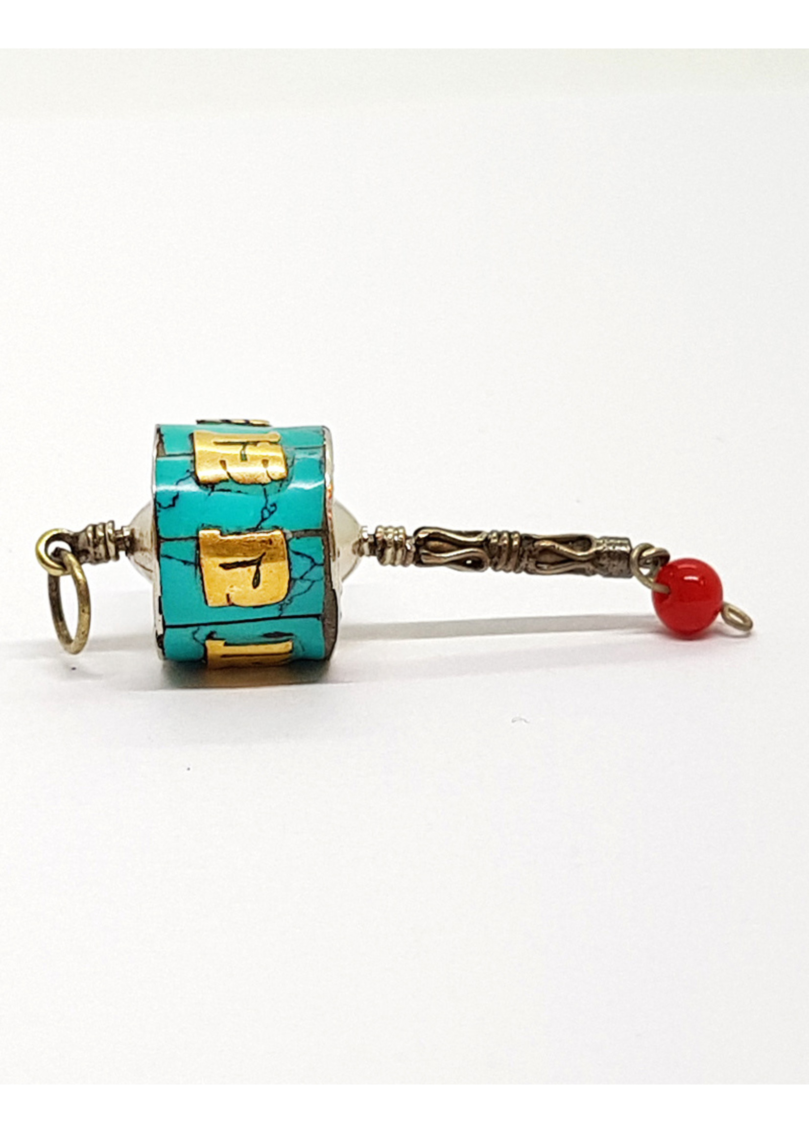 Gioielli Ciondolo Ruota di preghiera Mantra