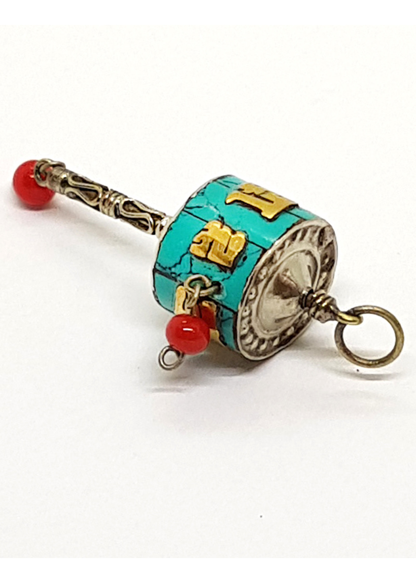 Gioielli Ciondolo Ruota di preghiera Mantra