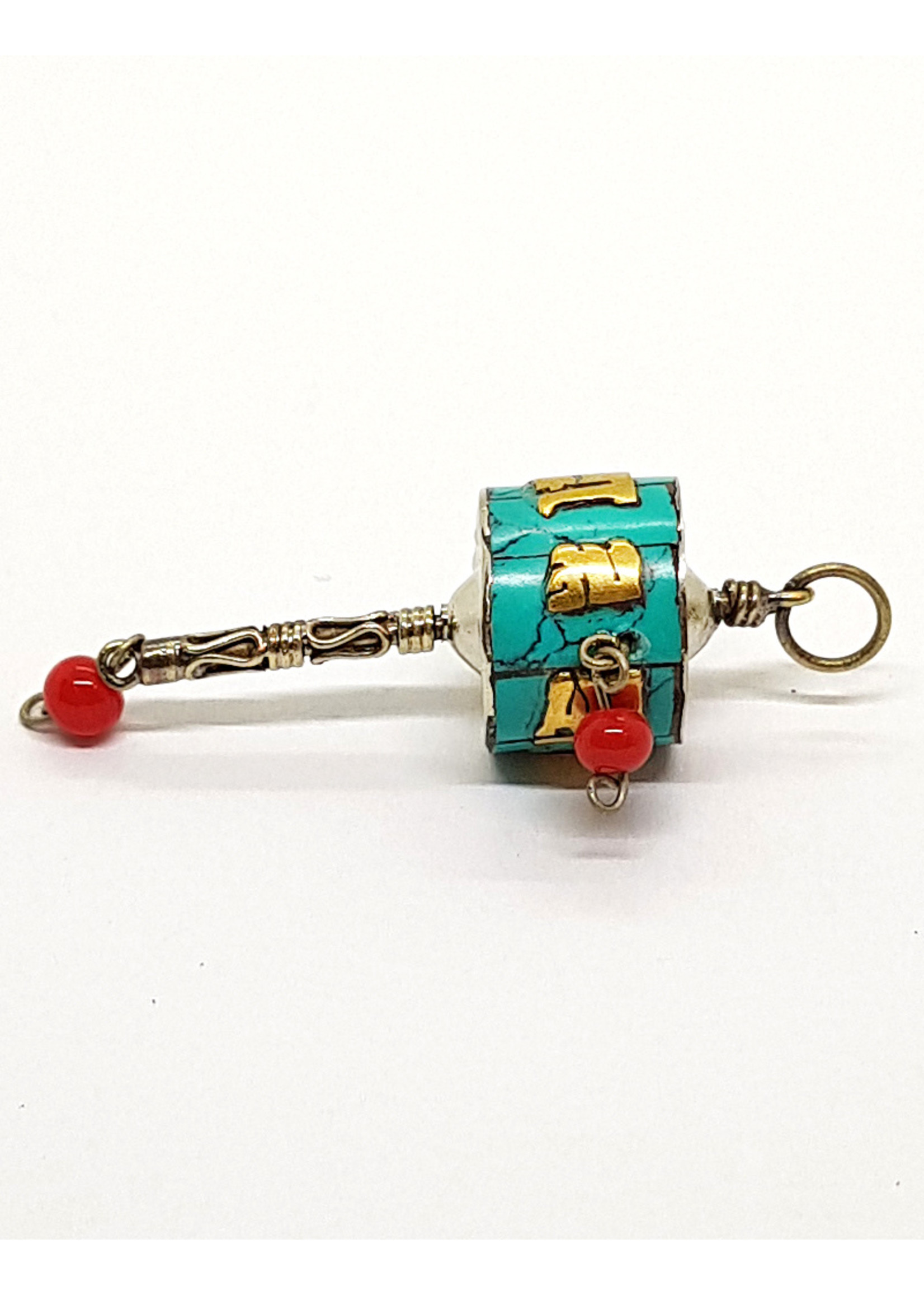 Jewelry Pendant Prayer Wheel Mantra