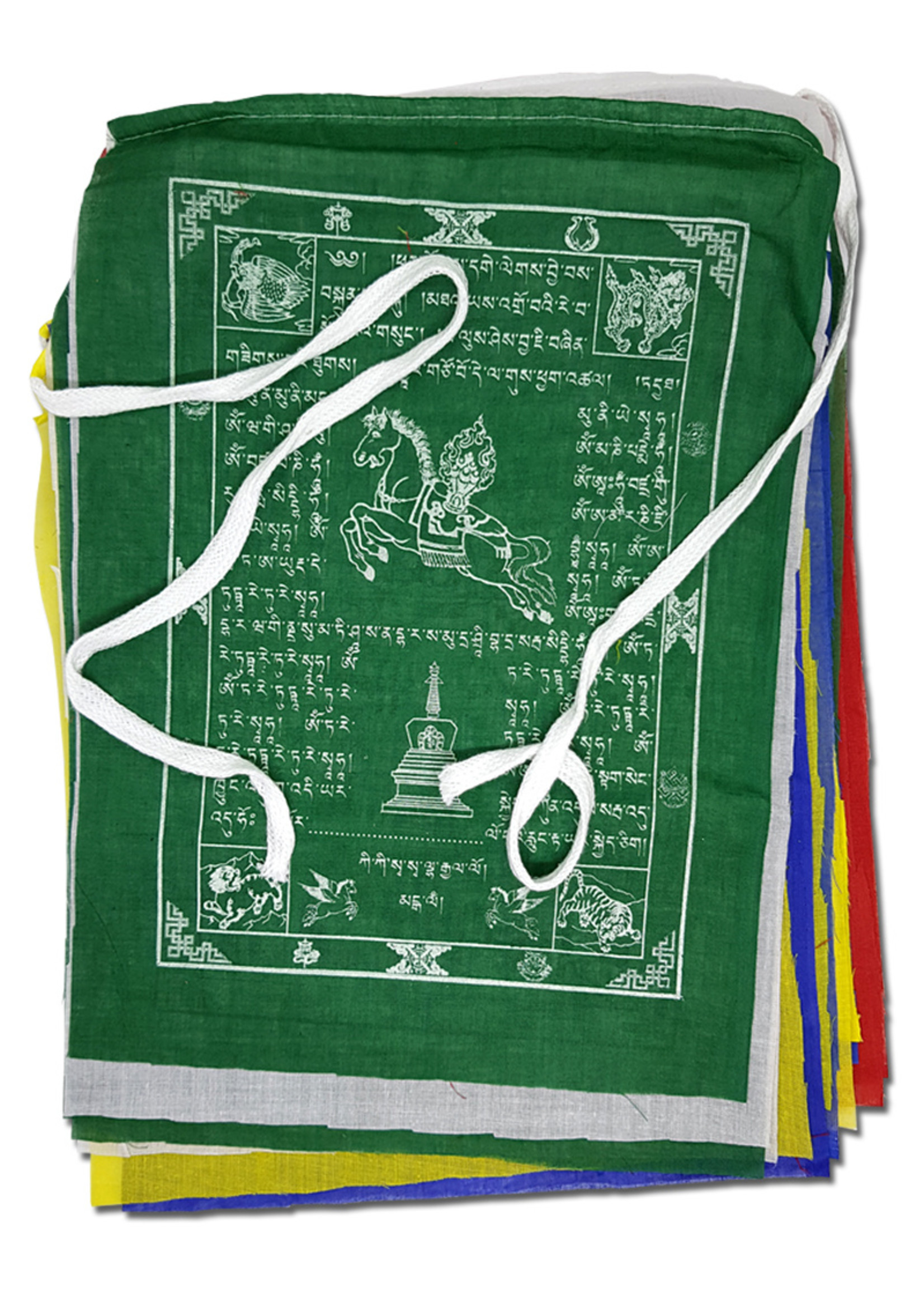 Bandiere di preghiera tibetane, cotone, XXL, 32 x 42 cm, da 1,5 a 8 metri