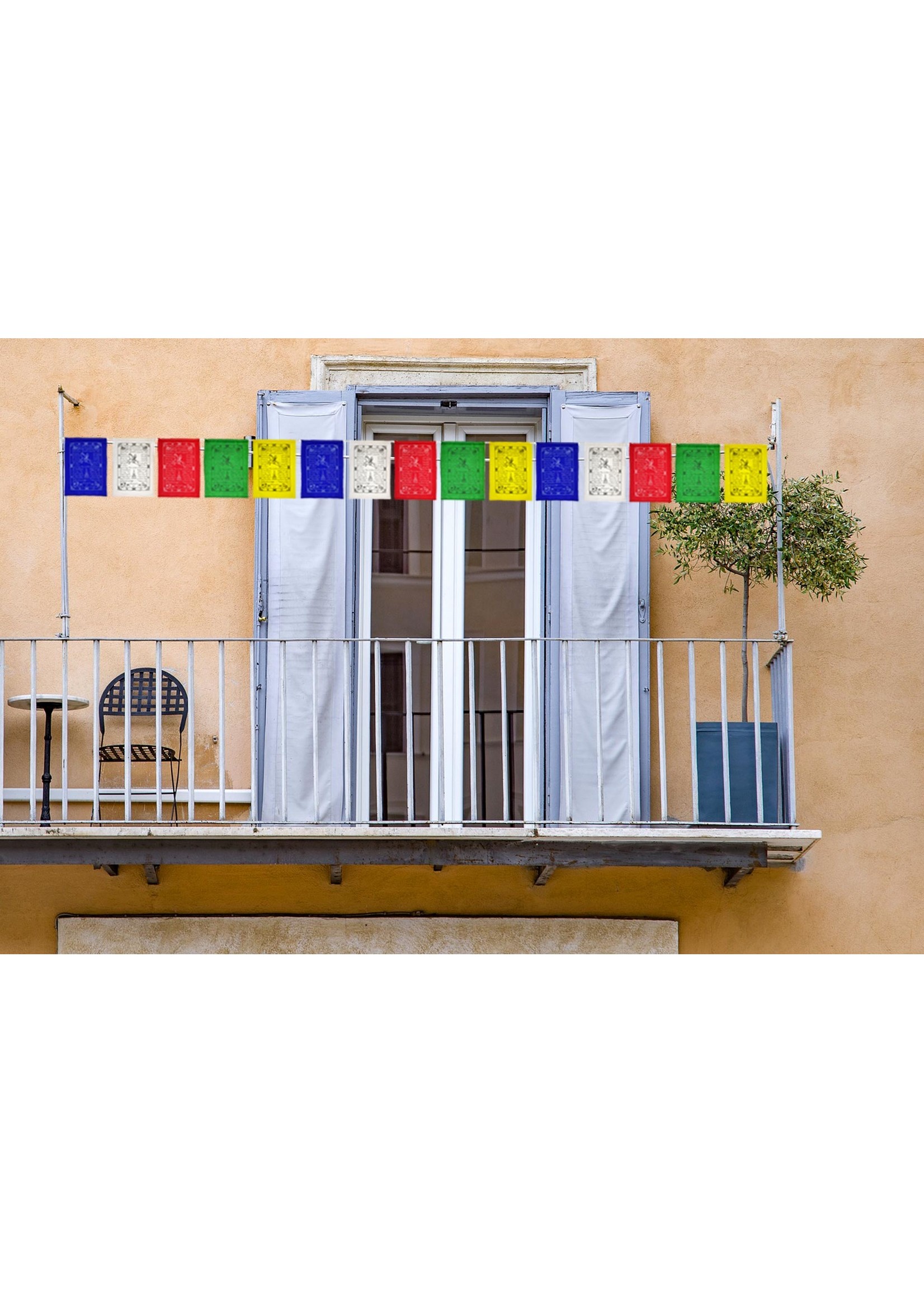 Drapeau tibétain VERTICAL 2 METRES