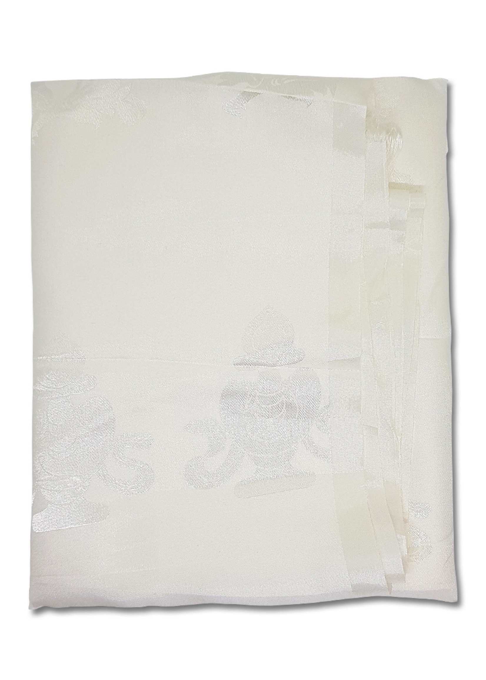 Khata, Tibetan Prayer and Greeting Scarf, White, 240 x 50 cm