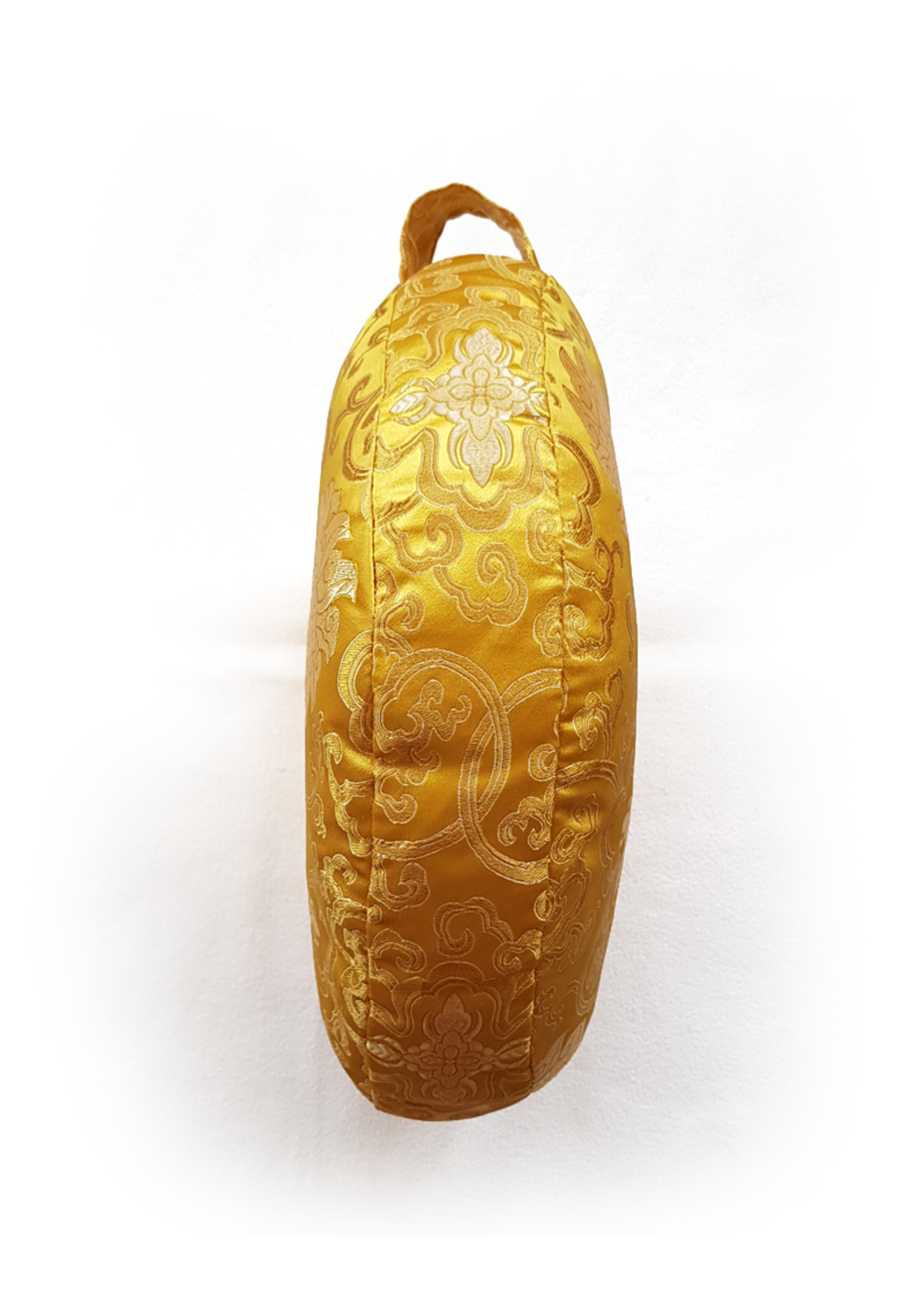 Cuscino da meditazione rotondo, giallo