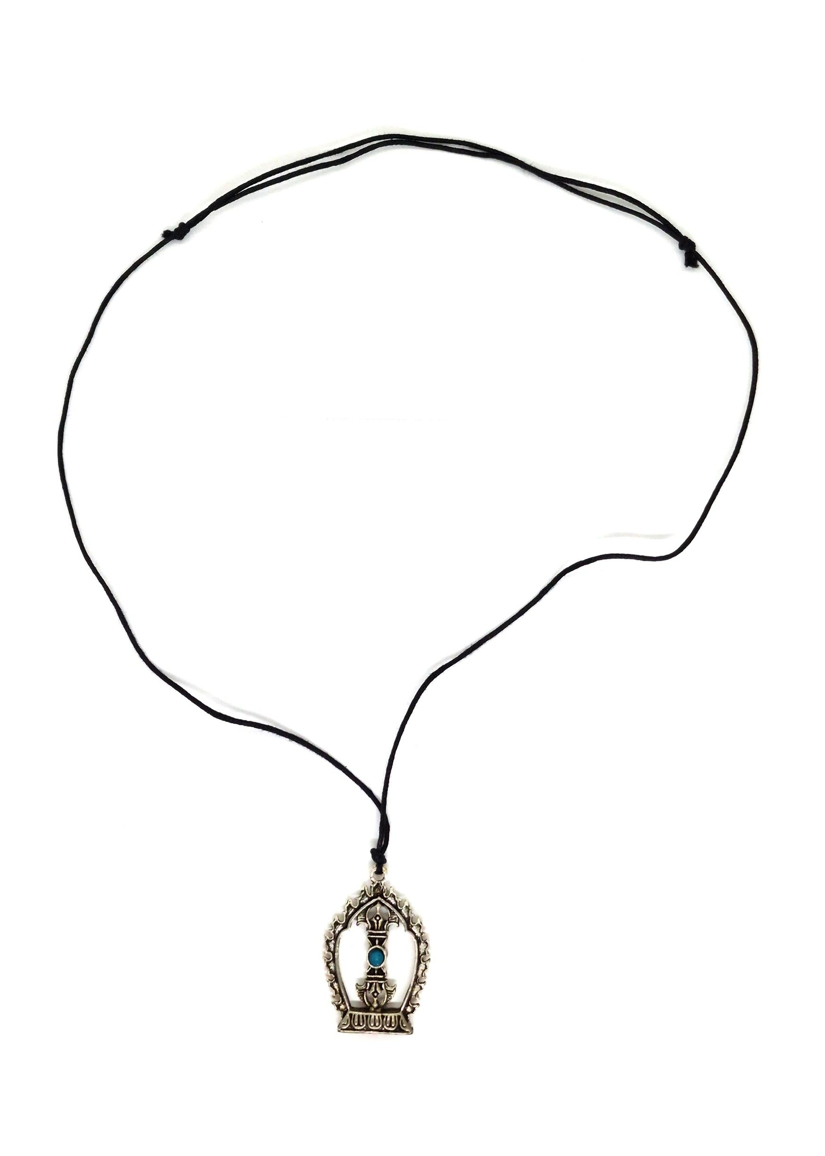 Collier pendentif Dorje tibétain