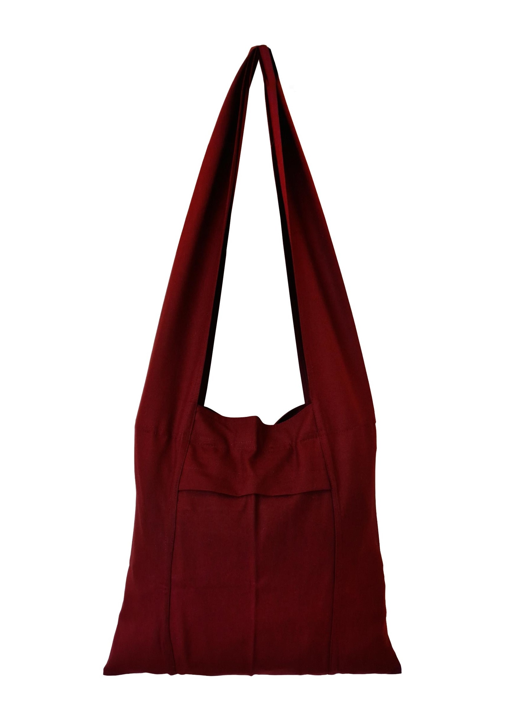 Tibetan Monk Bag, maroon