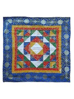 Tibetische Patchwork Altar- / Tischdecke aus Seidenbrokat