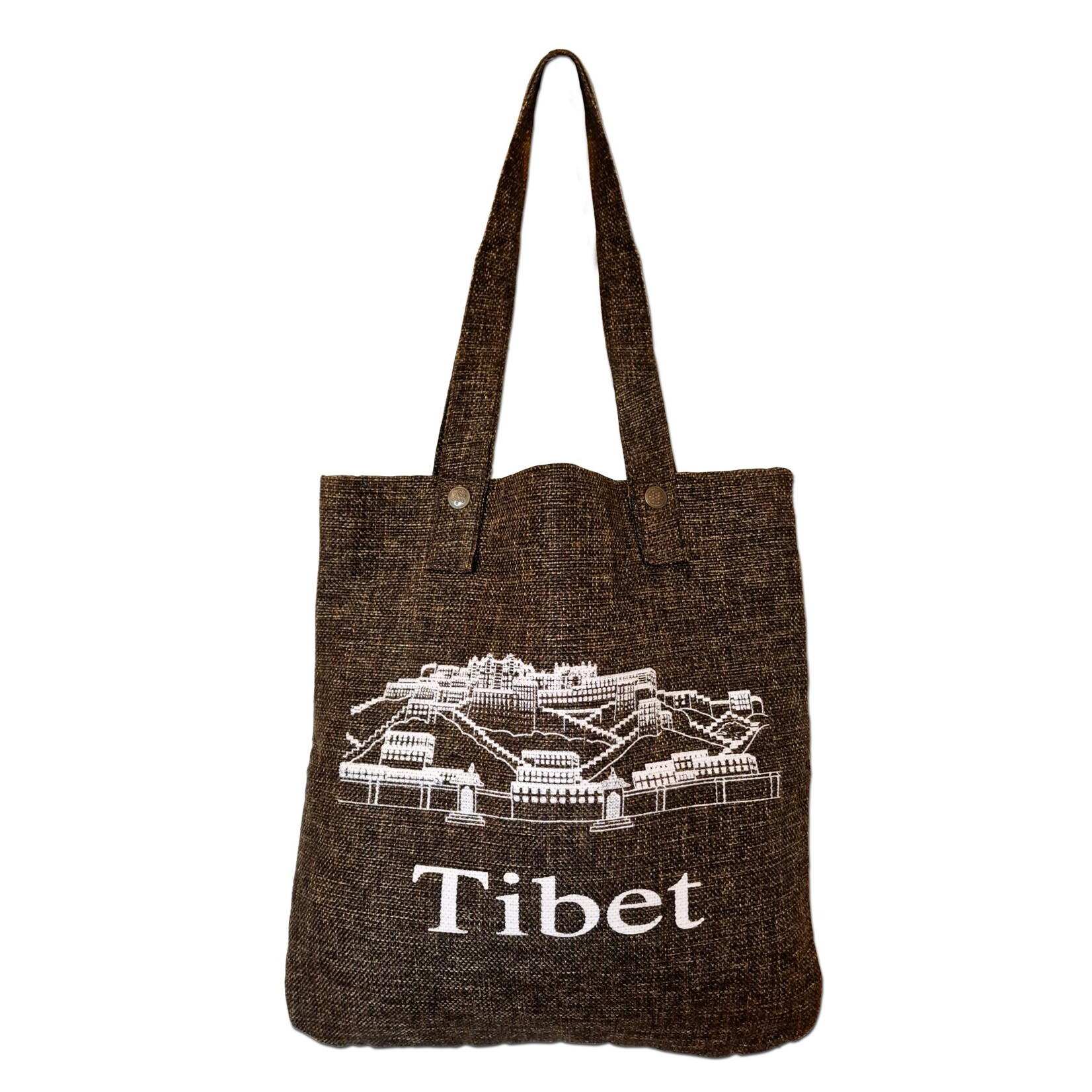 Sac fourre-tout en jute unisexe Tibet Potala