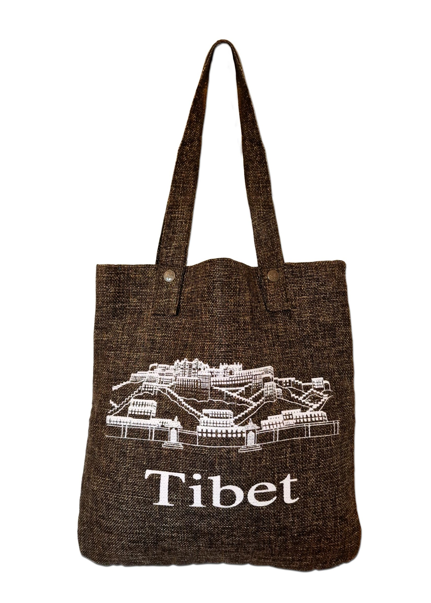 Potala Palace Jute Tote – Eco-Friendly Tibetan Bag