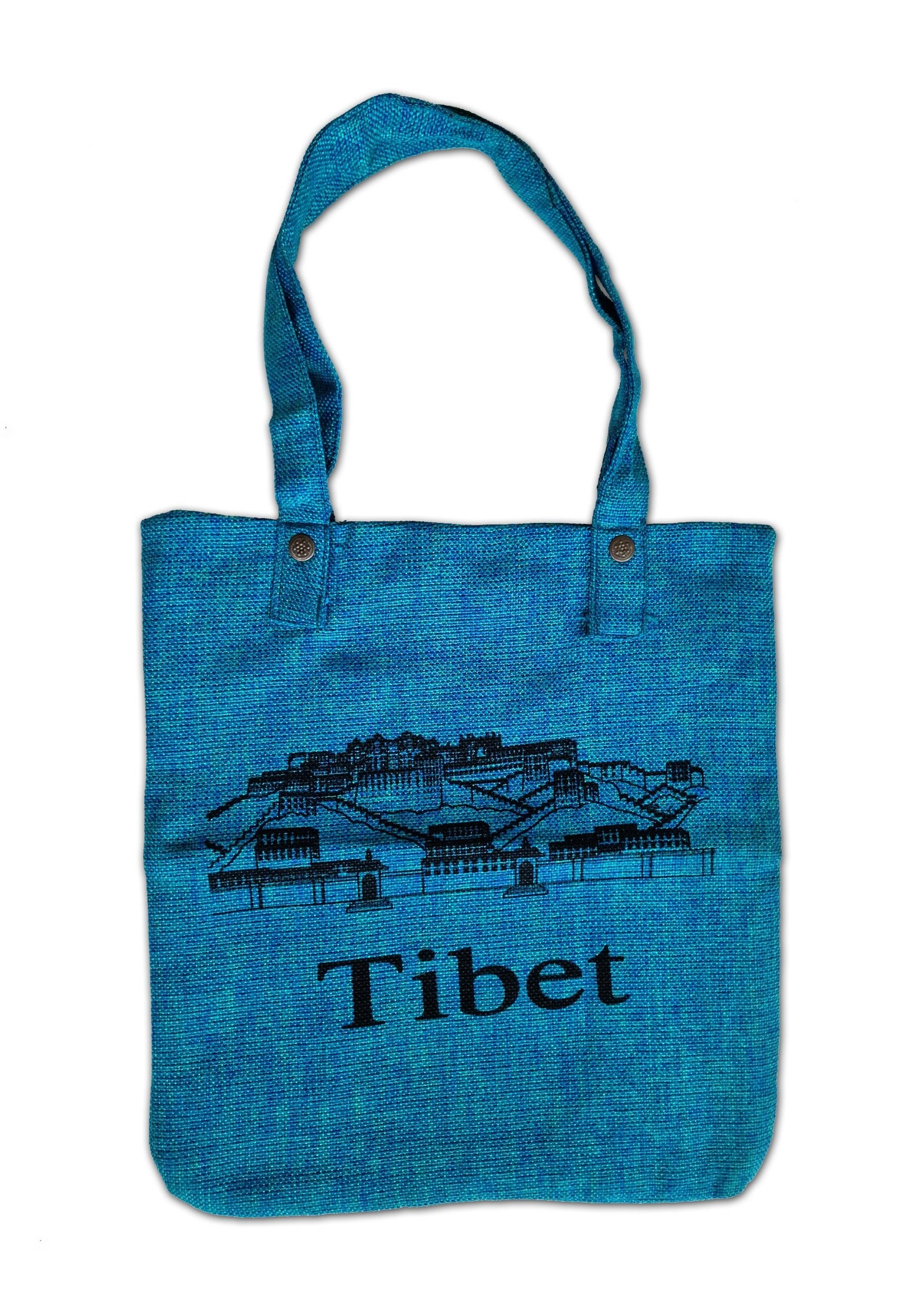 Potala Palace Jute-Tasche - Umweltfreundliche tibetische Tasche