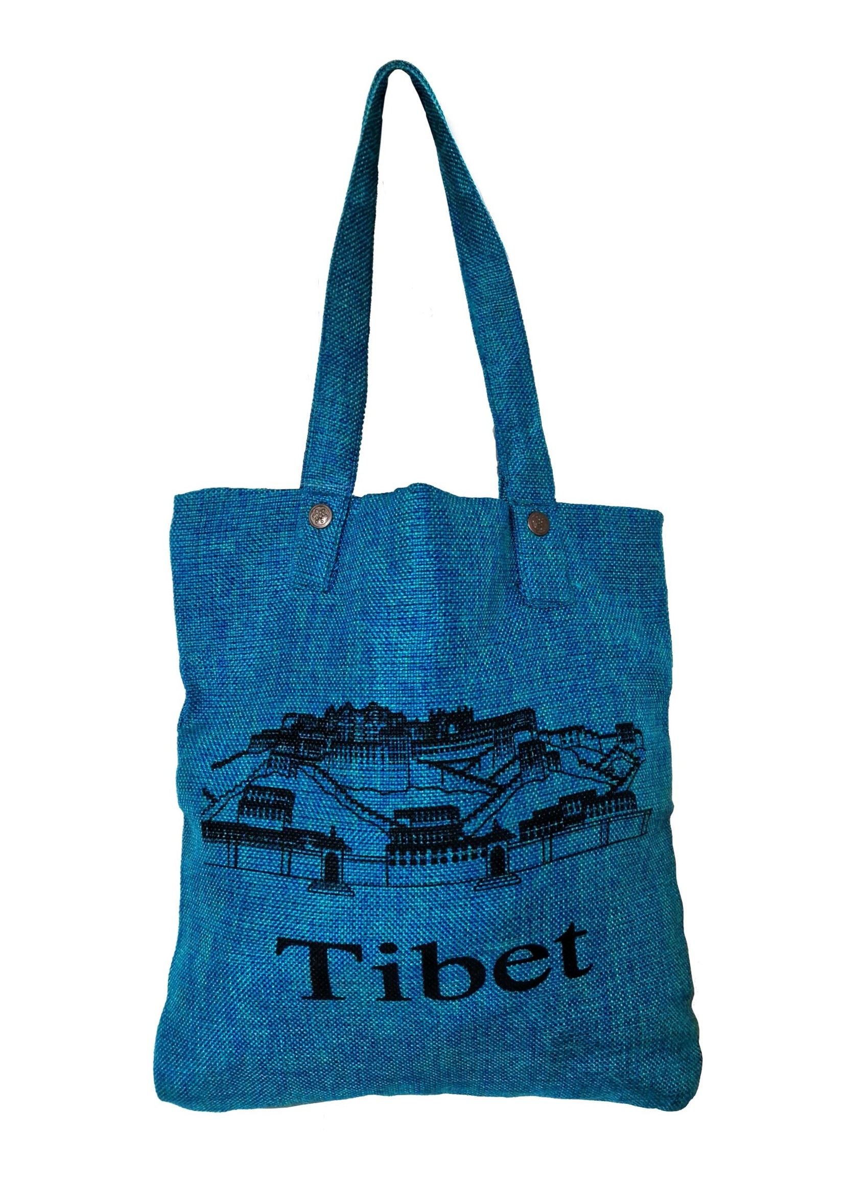 Potala Palace Jute-Tasche - Umweltfreundliche tibetische Tasche