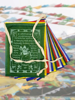 Drapeaux de prière tibétains en coton, L, 18 x 25 cm, 1 à 3 mètres