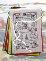 Tibetan Cotton Prayer Flags, XXL, 32 x 42 cm, 1.5 to 8 Meters