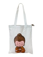 Borsa di cotone Piccolo Buddha Meditazione