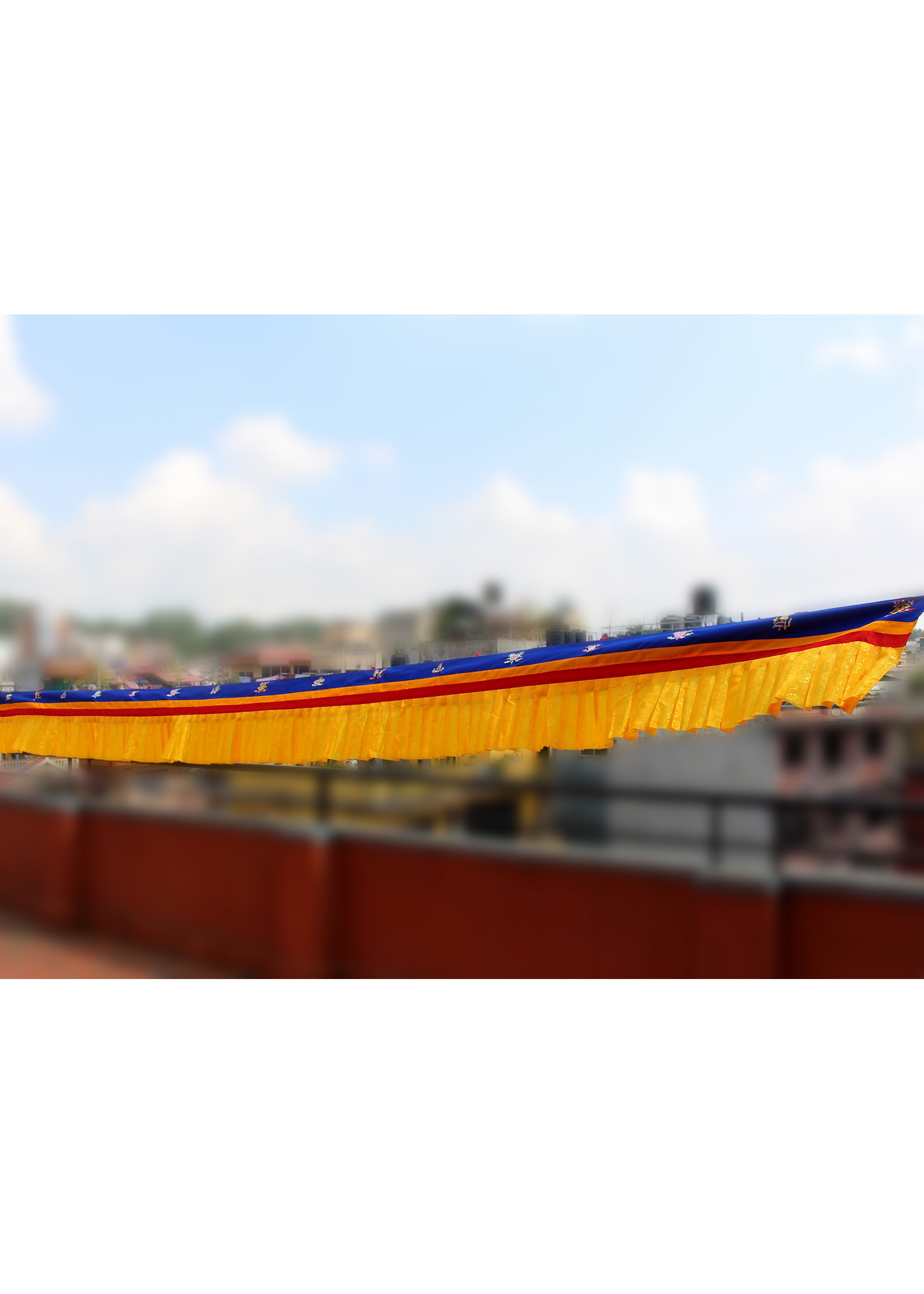 Shambu Tibetischer Wand-und Deckenbehang, 5 Meter