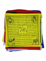 Tibetan Cotton Prayer Flag 26 x 24 cm, 6.5 Metres