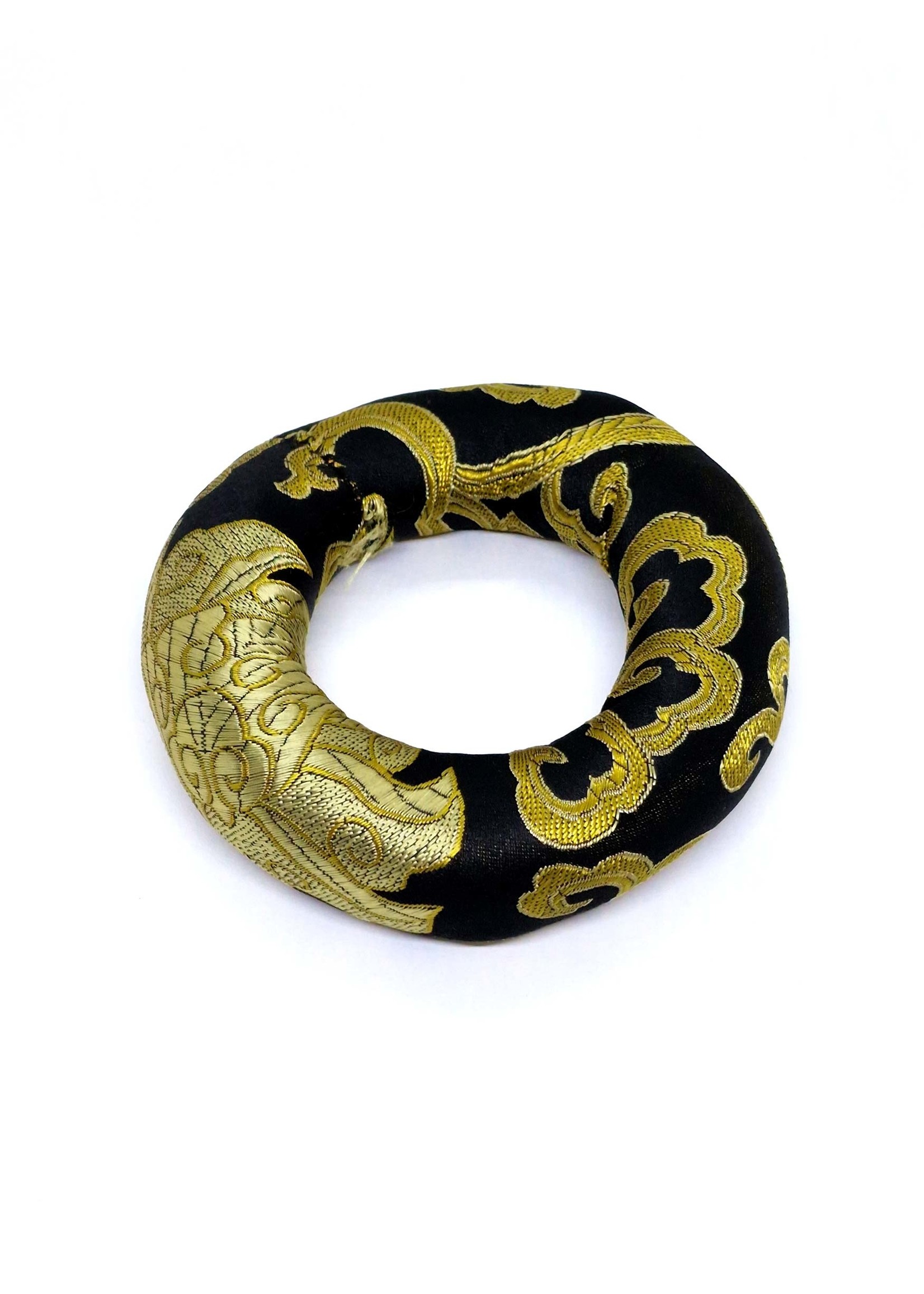 Klangschalen Kissen Ring klein, schwarz