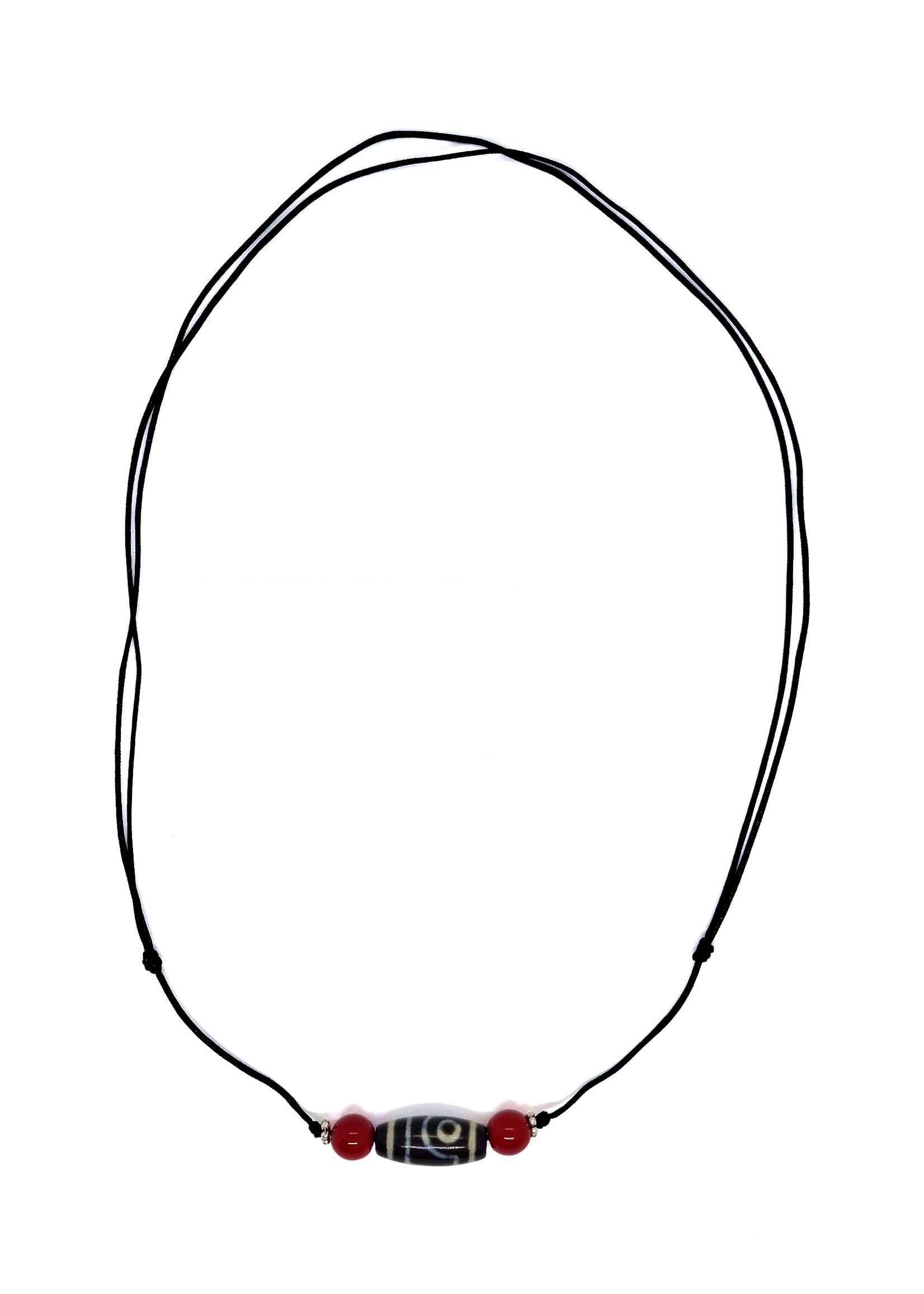 Necklace Dzi 2-Eye Pendant