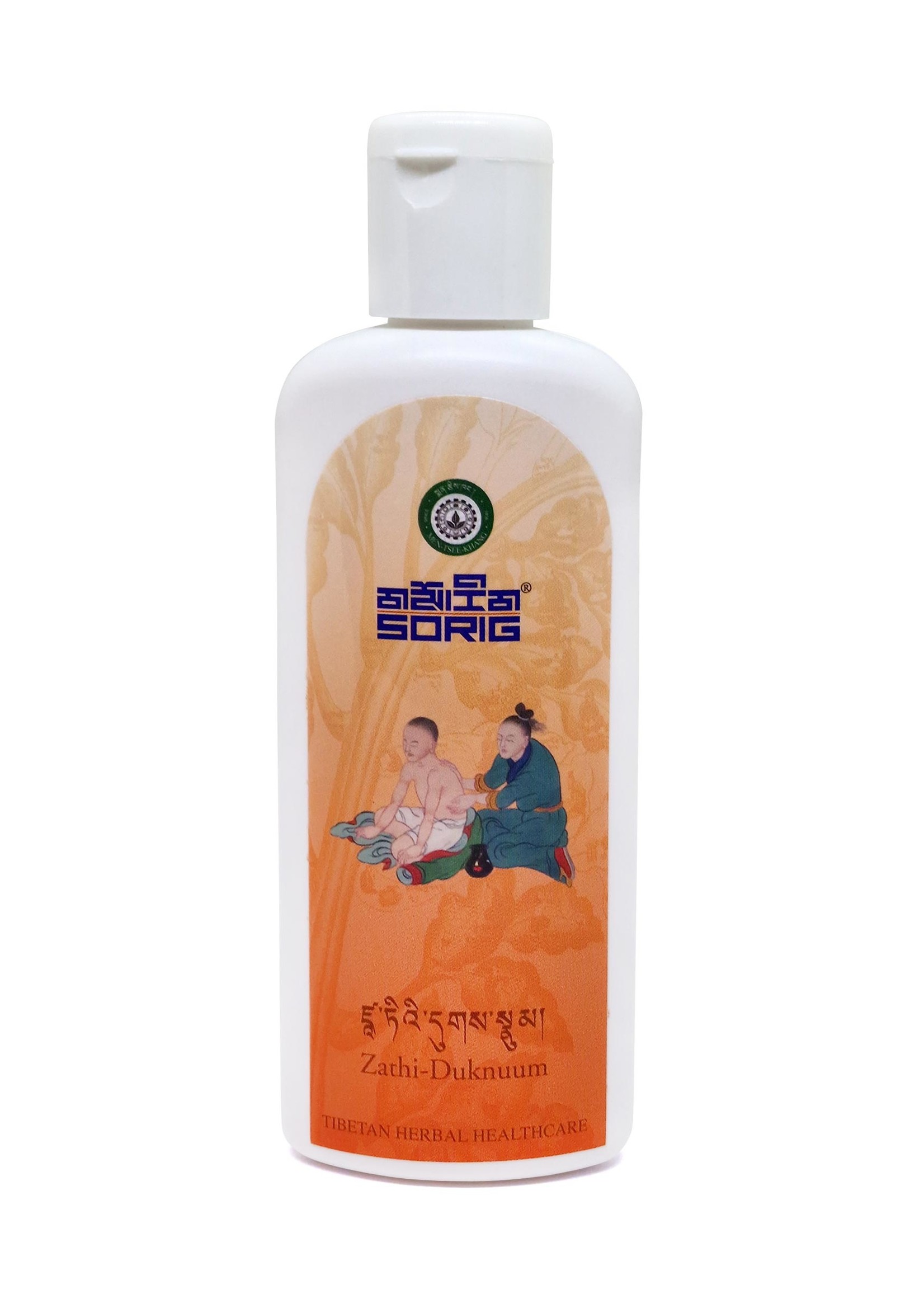 Tibetan Herbal Heat Compress Oil, 100 ml, Sorig Zathi-Duknuum