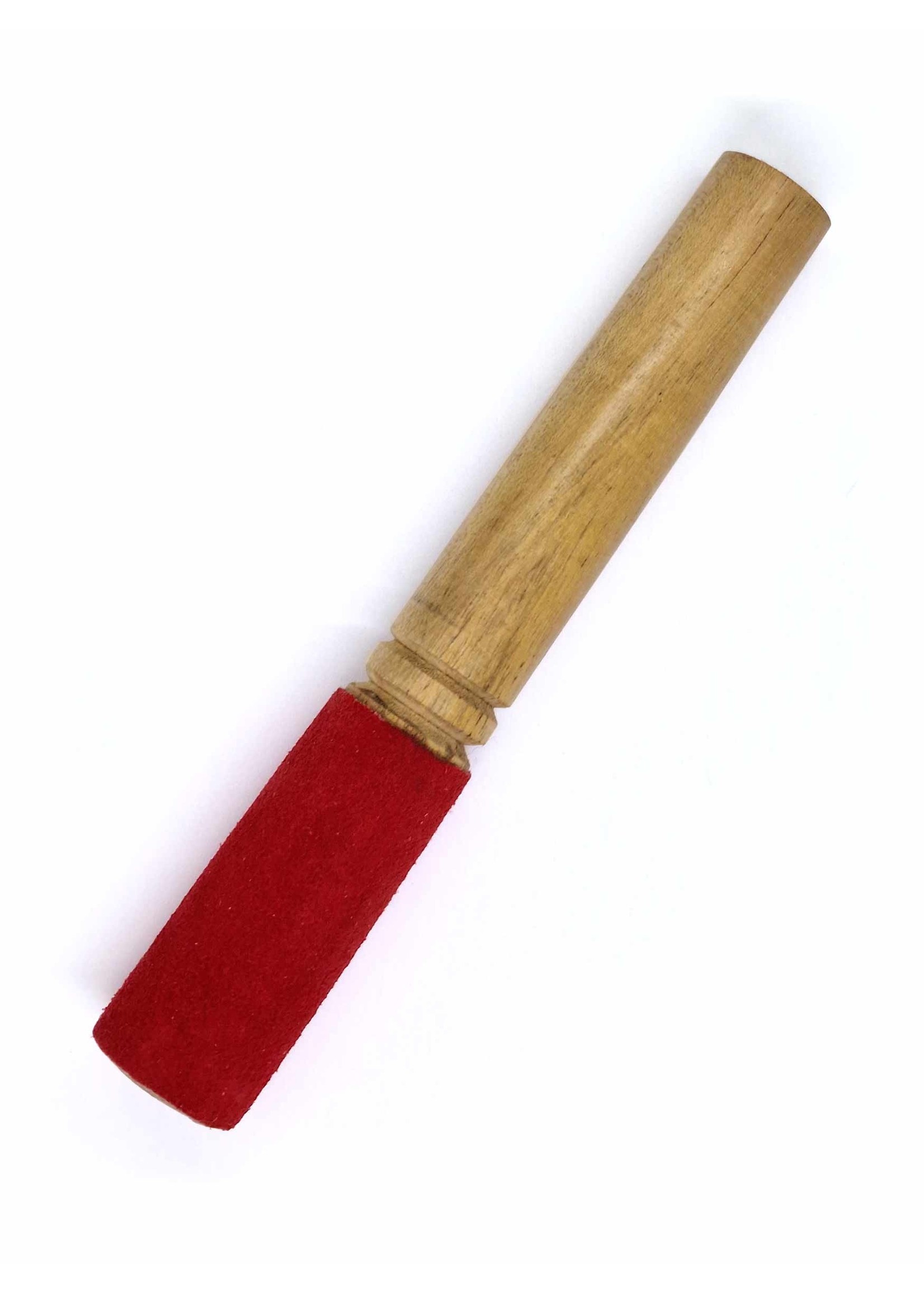 Holz-Klöppel für Klangschalen, rot