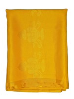 Khata, châle tibétain jaune de prière et d'accueil, 240 x 50 cm