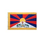 Drapeau national tibétain de qualité supérieure
