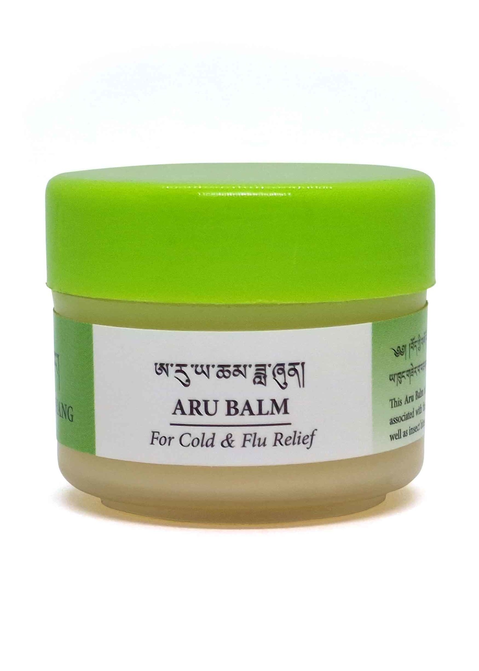 Baume tibétain Sorig Aru Balm à base de plantes pour soulager le rhume et la grippe