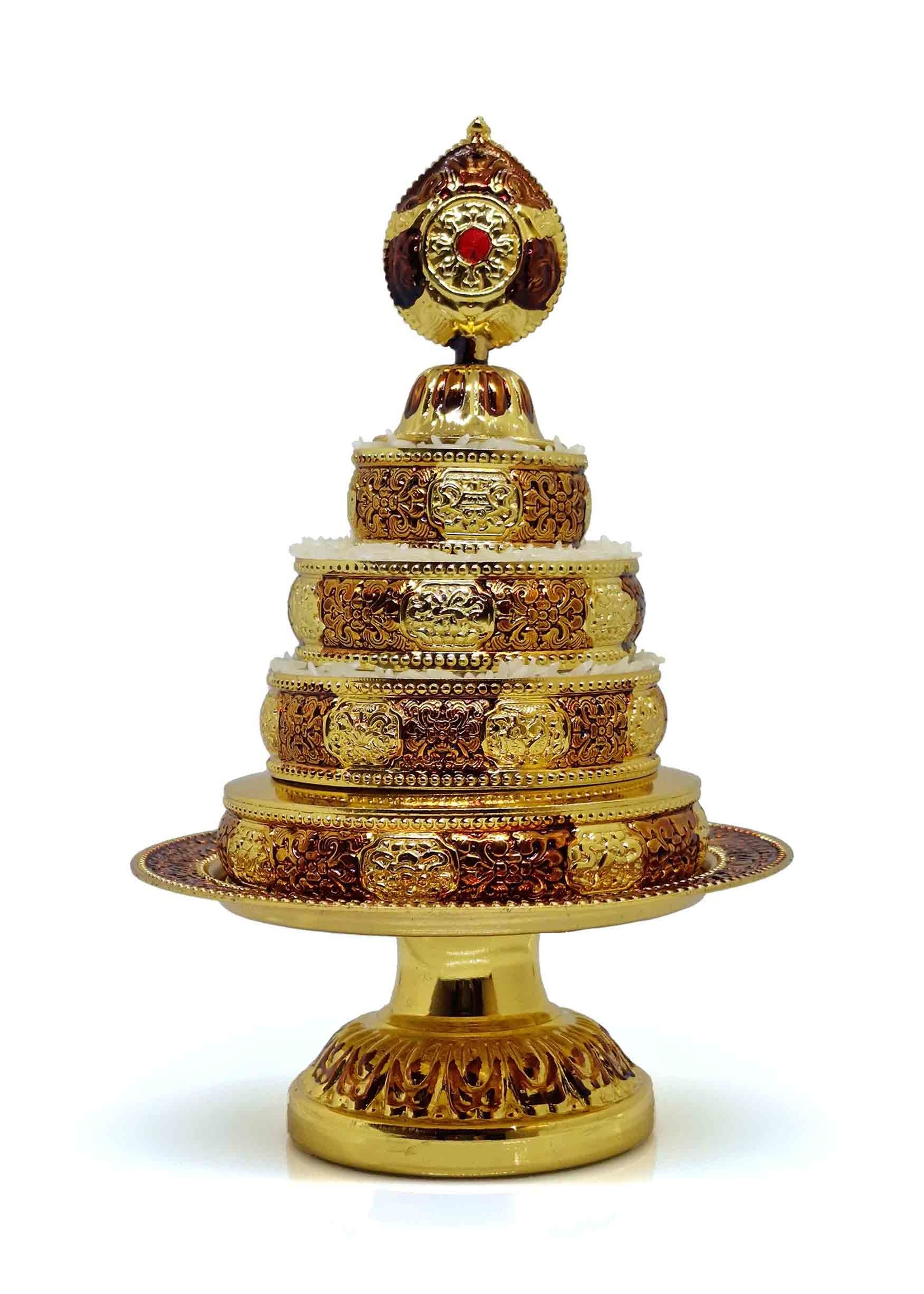 Mandala d'offrande six pièces