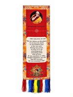 Wall Hanging Dalai Lama Quote "True Meaning of Life"