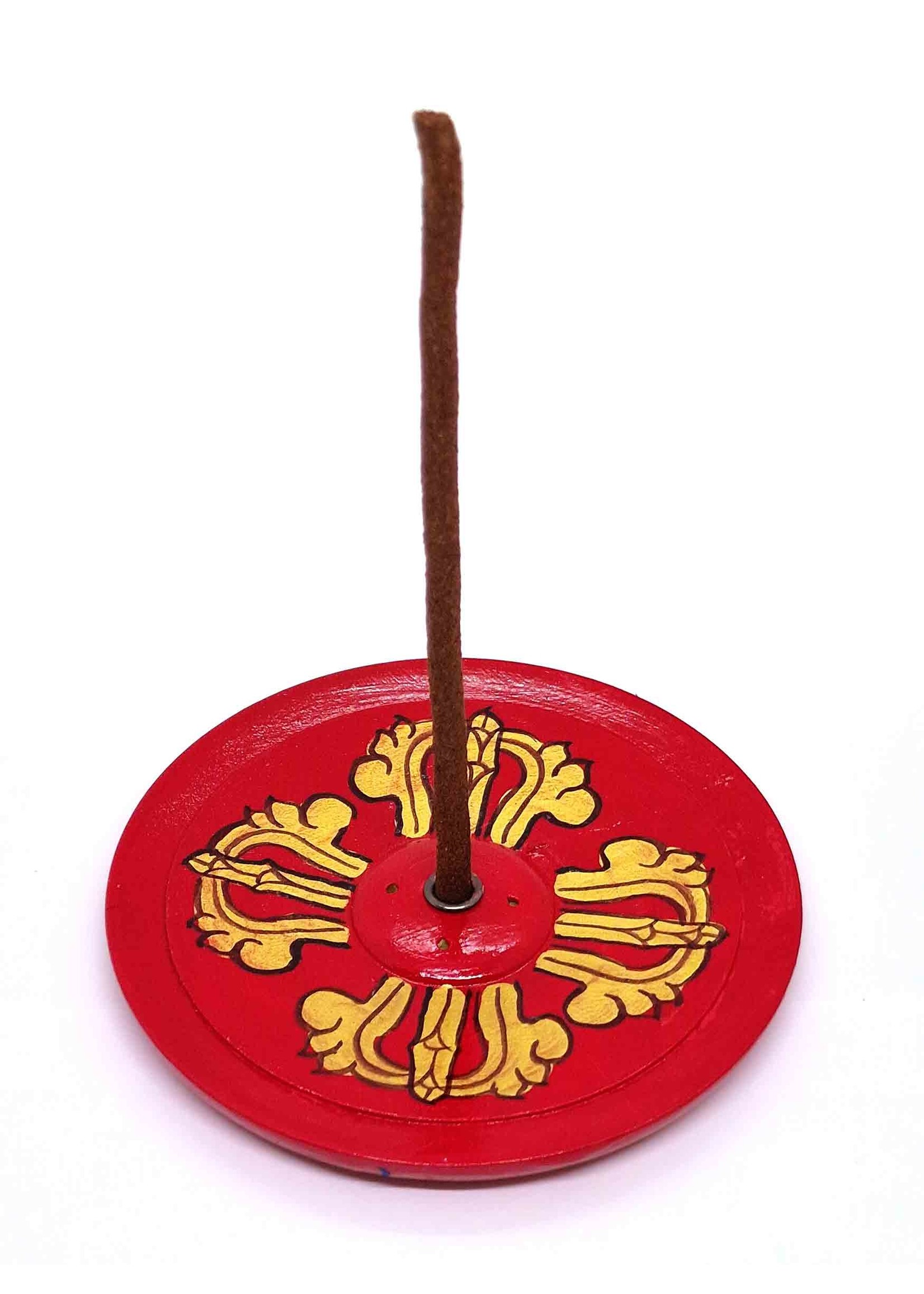 Wooden Incense Holder Dorje